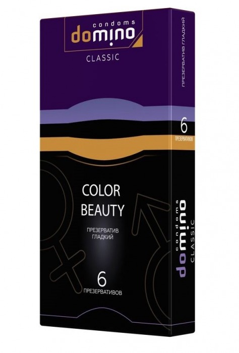 Разноцветные презервативы DOMINO Colour Beauty - 6 шт. - Domino - купить с доставкой в Архангельске