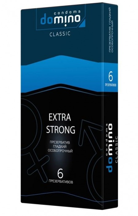 Суперпрочные презервативы DOMINO Extra Strong - 6 шт. - Domino - купить с доставкой в Архангельске