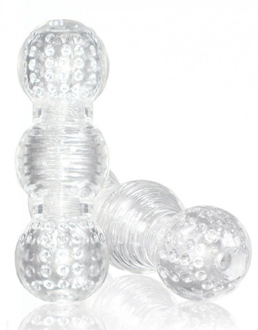 Прозрачный фигурный мастурбатор Master Stroker - Blush Novelties - в Архангельске купить с доставкой