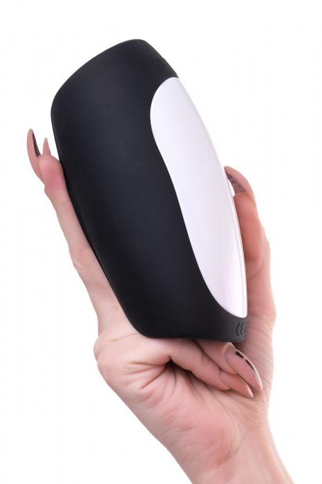 Черно-белый перезаряжаемый мастурбатор Erotist Hailstorm - Erotist Adult Toys - в Архангельске купить с доставкой