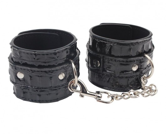 Черные наручники Surrender Wrist Restraints - Chisa - купить с доставкой в Архангельске