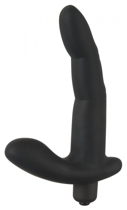 Черный вибромассажер простаты Naughty Finger Prostate Vibe - 13,8 см. - Orion - в Архангельске купить с доставкой