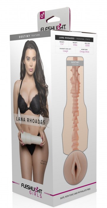 Мастурбатор-вагина Fleshlight Girls - Lana Rhoades Destiny - Fleshlight - в Архангельске купить с доставкой