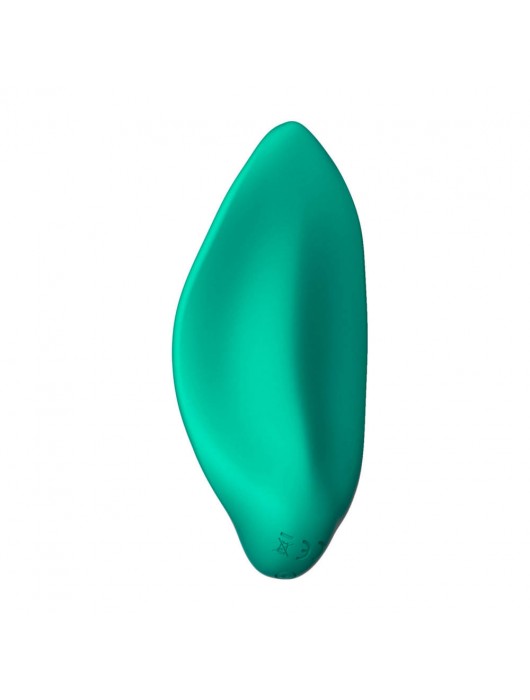 Зеленый клиторальный стимулятор Romp Wave - ROMP