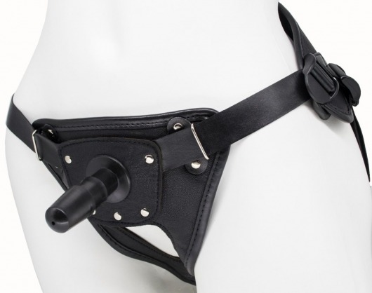 Черный пояс для насадок BEST CLASS STRAP - LOVETOY (А-Полимер) - купить с доставкой в Архангельске
