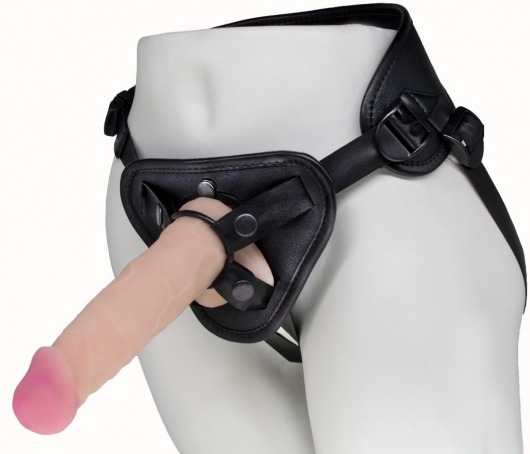 Пояс харнесс BEST UNI strap с 2 сменными насадками - 18,5 и 16 см. - LOVETOY (А-Полимер) - купить с доставкой в Архангельске