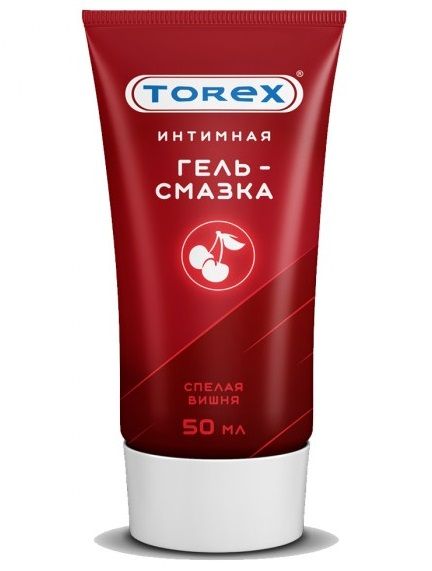 Смазка на водной основе TOREX  Спелая вишня  - 50 мл. - Torex - купить с доставкой в Архангельске
