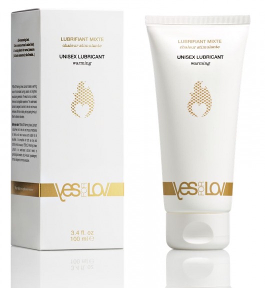 Лубрикант на водной основе с согревающим эффектом Warming Unisex Lubricant - 100 мл. - YESforLOV - купить с доставкой в Архангельске