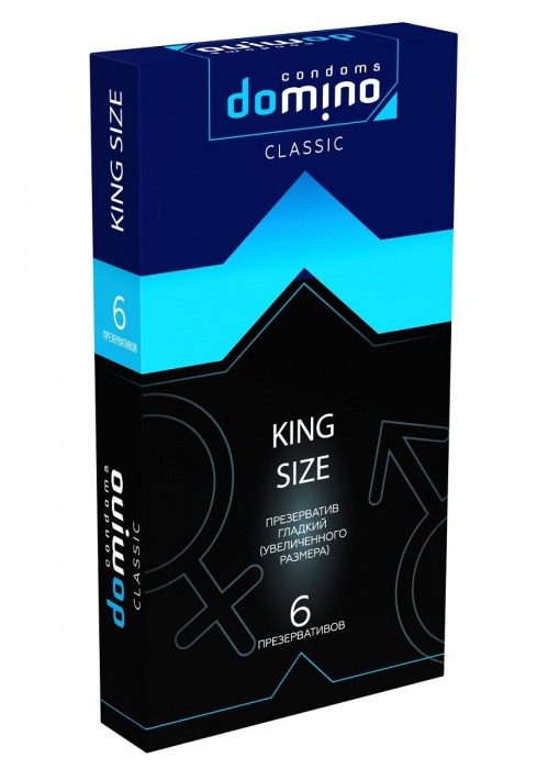 Презервативы увеличенного размера DOMINO Classic King size - 6 шт. - Domino - купить с доставкой в Архангельске