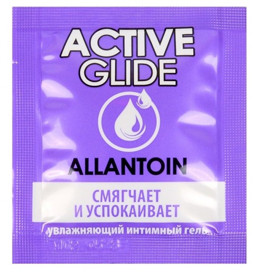 Лубрикант на водной основе Active Glide с аллантоином - 3 гр. - Биоритм - купить с доставкой в Архангельске
