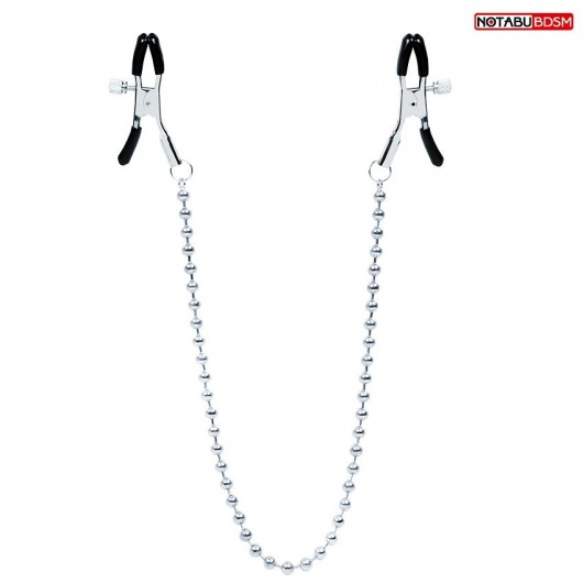 Оригинальные зажимы на соски с бусами - Notabu - купить с доставкой в Архангельске