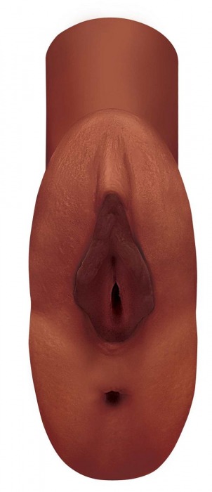 Коричневый мастурбатор Perfect Pussy Double Stroker - Pipedream - в Архангельске купить с доставкой