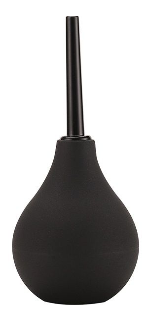 Черный анальный душ ANAL DOUCHE с прямым наконечником - Dream Toys - купить с доставкой в Архангельске