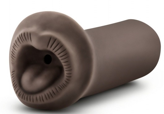 Коричневый мастурбатор-ротик Naughty Nicole - Blush Novelties - в Архангельске купить с доставкой