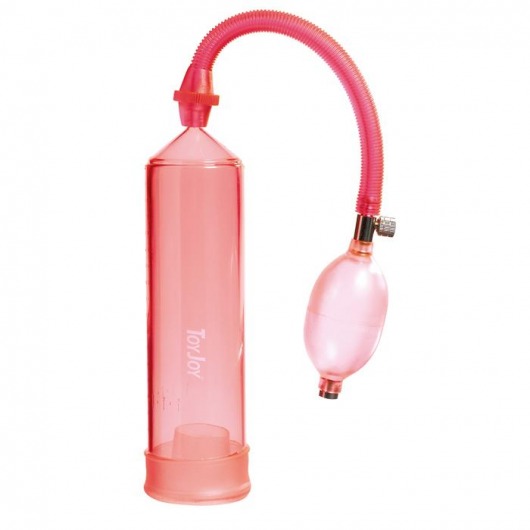 Красная вакуумная помпа Power Pump Red - Toy Joy - в Архангельске купить с доставкой