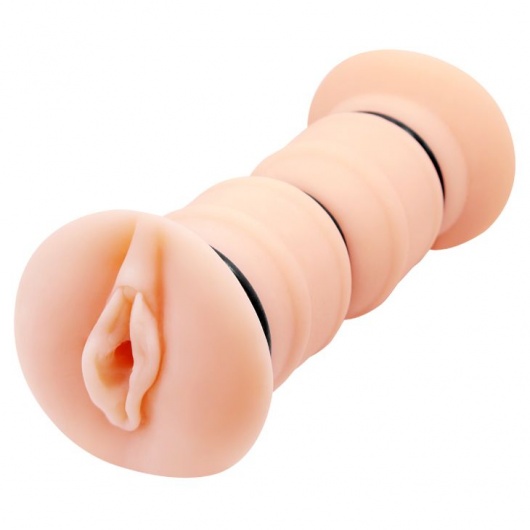 Телесный вибромастурбатор-вагина Michelle - Baile - в Архангельске купить с доставкой