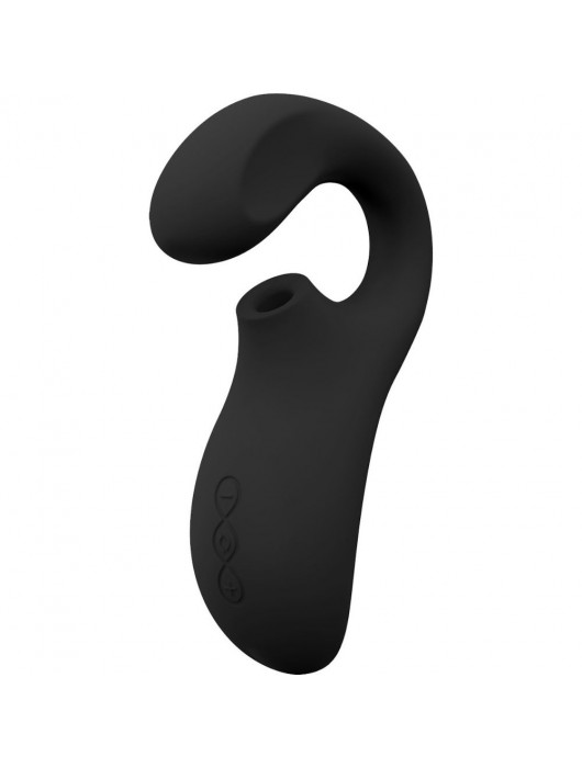 Черный вакуумный стимулятор ENIGMA с отростком - Lelo