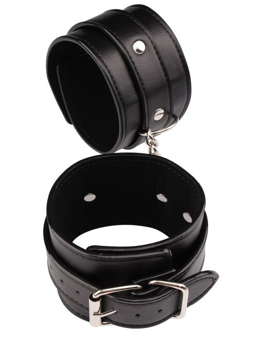 Черные оковы Classic Ankle Cuffs - Chisa - купить с доставкой в Архангельске