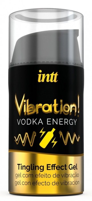 Жидкий интимный гель с эффектом вибрации Vibration! Vodka Energy - 15 мл. - INTT - купить с доставкой в Архангельске