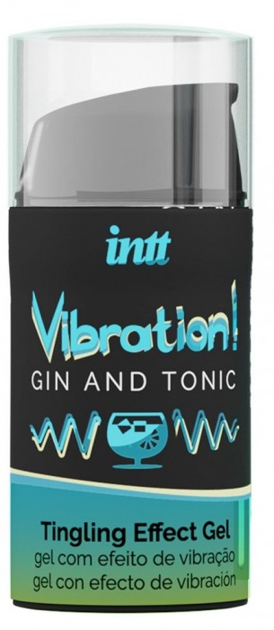 Жидкий интимный гель с эффектом вибрации Vibration! Gin   Tonic - 15 мл. - INTT - купить с доставкой в Архангельске