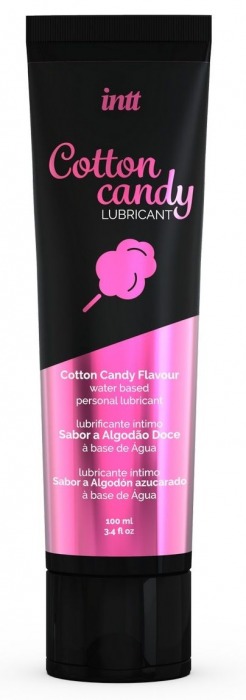 Интимный гель на водной основе Cotton Candy Lubricant - 100 мл. - INTT - купить с доставкой в Архангельске