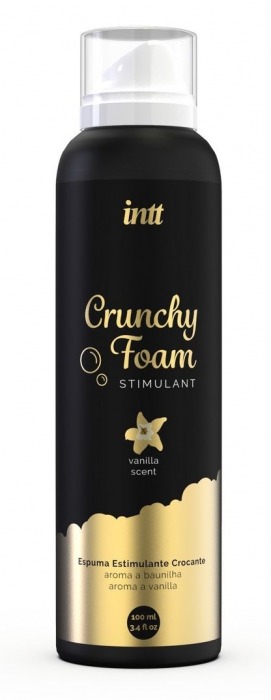 Пенка для массажа Crunchy Foam Stimulant Vanilla - 100 мл. - INTT - купить с доставкой в Архангельске