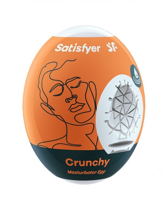 Мастурбатор-яйцо Satisfyer Crunchy Mini Masturbator - Satisfyer - в Архангельске купить с доставкой