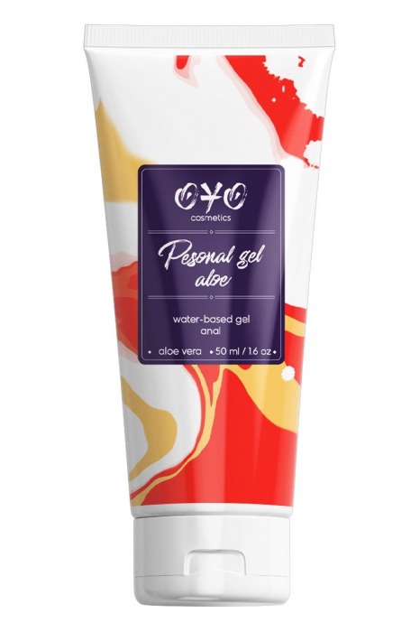 Анальная смазка на водной основе OYO Personal Gel Aloe - 50 мл. - OYO - купить с доставкой в Архангельске