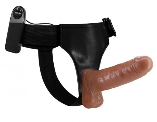 Страпон на трусиках с вибрацией Ultra Passionate Harness - 16 см. - Baile - купить с доставкой в Архангельске