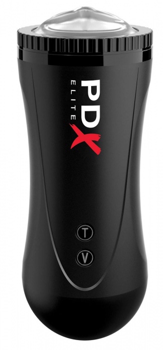 Черный автоматический мастурбатор-ротик Moto Stroker - Pipedream - в Архангельске купить с доставкой