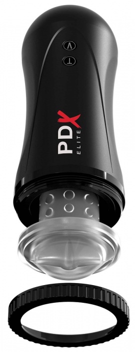 Черный автоматический мастурбатор-ротик Moto Stroker - Pipedream - в Архангельске купить с доставкой