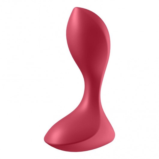 Красный вибромассажёр простаты Satisfyer Backdoor Lover - 14 см. - Satisfyer - в Архангельске купить с доставкой