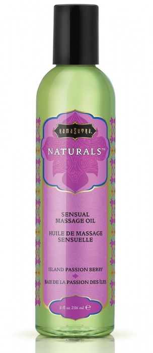 Массажное масло Naturals Island Passion Berry с ароматом тропических фруктов - 236 мл. - Kama Sutra - купить с доставкой в Архангельске