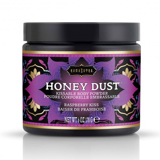 Пудра для тела Honey Dust Body Powder с ароматом малины - 170 гр. - Kama Sutra - купить с доставкой в Архангельске