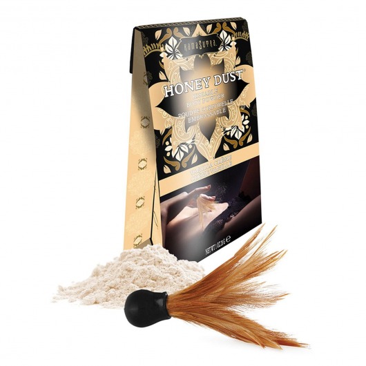 Пудра для тела Honey Dust Body Powder с ароматом ванили - 28 гр. - Kama Sutra - купить с доставкой в Архангельске