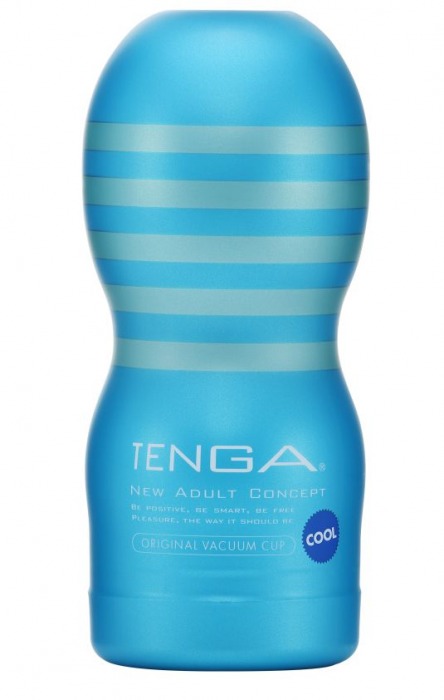 Мастурбатор с охлаждающей смазкой TENGA Original Vacuum Cup Cool - Tenga - в Архангельске купить с доставкой