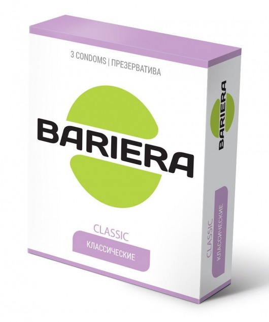 Классические презервативы Bariera Classic - 3 шт. - Bariera - купить с доставкой в Архангельске