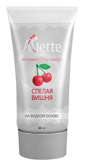 Интимная гель-смазка на водной основе Arlette  Спелая вишня  - 50 мл. - Arlette - купить с доставкой в Архангельске