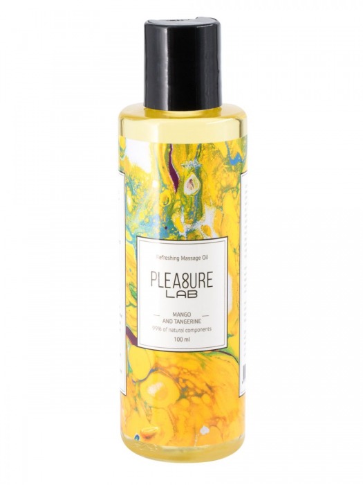 Массажное масло Pleasure Lab Refreshing с ароматом манго и мандарина - 100 мл. - Pleasure Lab - купить с доставкой в Архангельске
