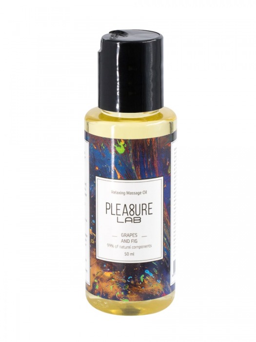 Массажное масло Pleasure Lab Relaxing с ароматом винограда и инжира - 50 мл. - Pleasure Lab - купить с доставкой в Архангельске