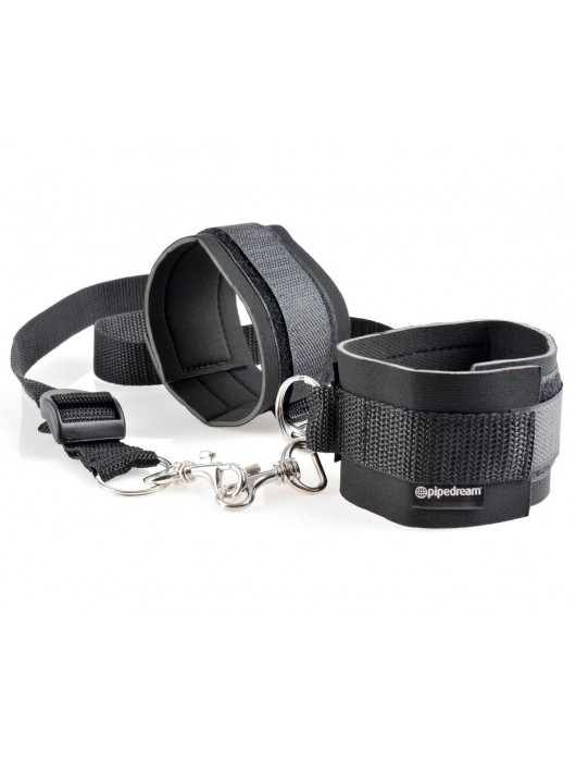Набор для бондажа Cuff And Tether Set - Pipedream - купить с доставкой в Архангельске