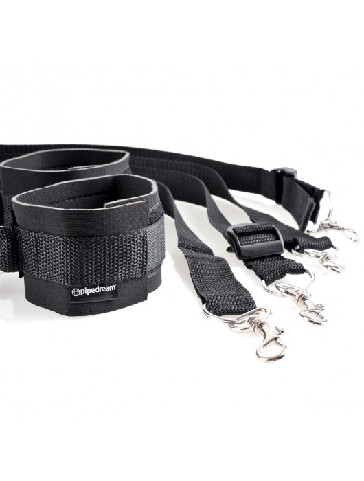 Набор для бондажа Cuff And Tether Set - Pipedream - купить с доставкой в Архангельске