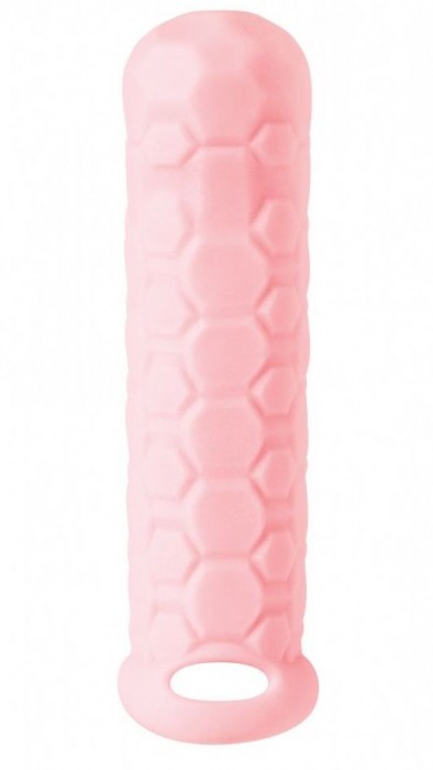 Розовый фаллоудлинитель Homme Long - 15,5 см. - Lola Games - в Архангельске купить с доставкой