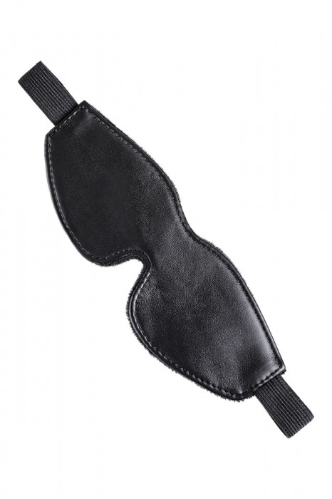 Черная маска Anonymo из искусственной кожи - ToyFa - купить с доставкой в Архангельске