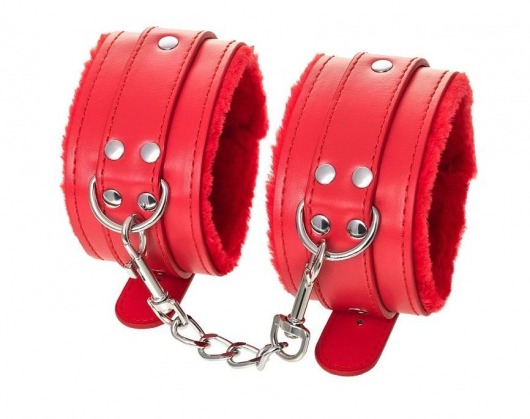 Красные оковы Anonymo из искусственной кожи - ToyFa - купить с доставкой в Архангельске
