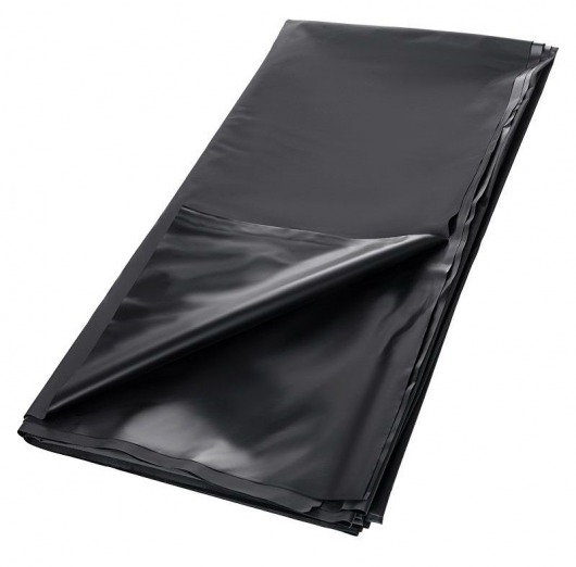 Черная простыня для секса из ПВХ - 220 х 200 см. - ToyFa - купить с доставкой в Архангельске