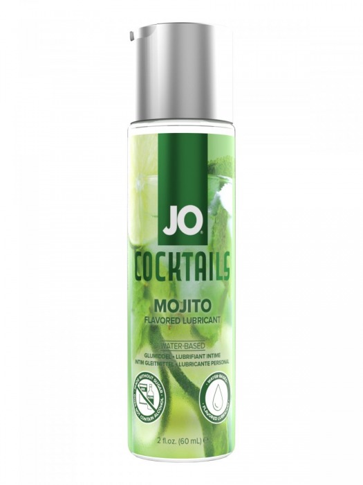 Вкусовой лубрикант на водной основе JO Cocktails Mojito - 60 мл. - System JO - купить с доставкой в Архангельске