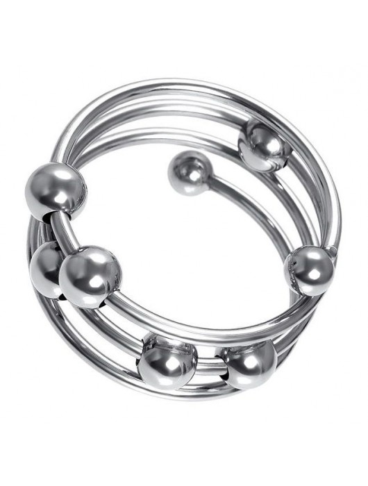 Большое металлическое кольцо под головку пениса - ToyFa - купить с доставкой в Архангельске