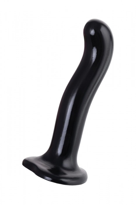Черный стимулятор для пар P G-Spot Dildo Size L - 19 см. - Strap-on-me - в Архангельске купить с доставкой