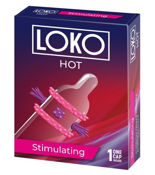 Стимулирующая насадка на пенис LOKO HOT с возбуждающим эффектом - Sitabella - в Архангельске купить с доставкой